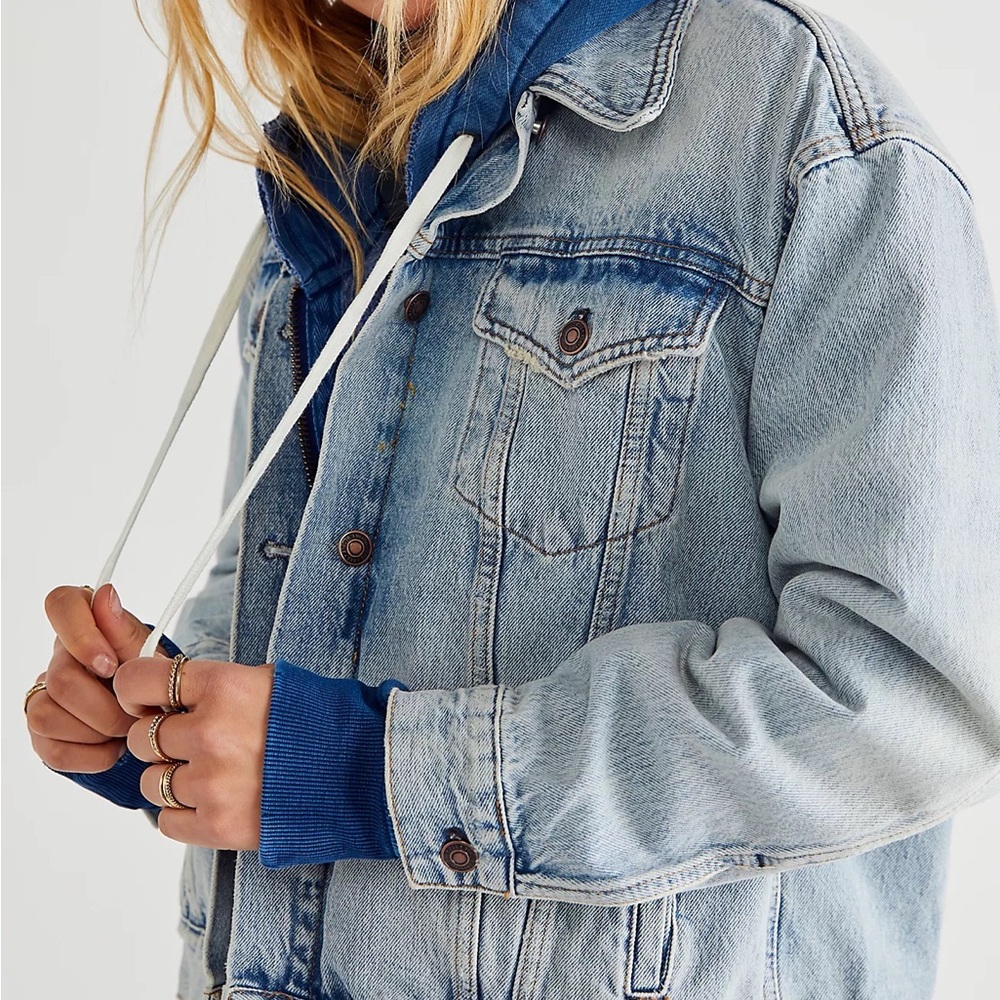 FREE PEOPLE WE THE FREE Jolene Trucker‎ Jacket - Picture 2 of 7